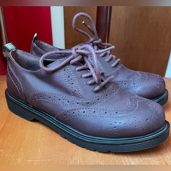 Y2K Mudd Deep Purple Oxford Shoes - Picture 8 of 9